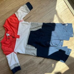 Splendid 0-3 month jumper/romper for baby boy.